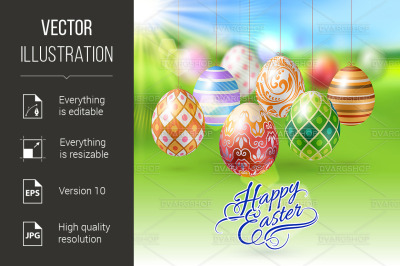 Happy Easter Greeting Card