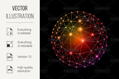 Sphere connected