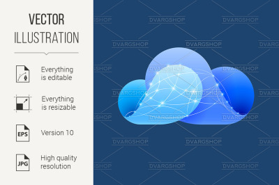 Cloud computing sign