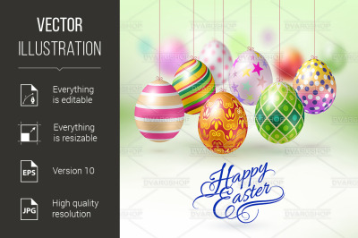 Happy Easter Greeting Card