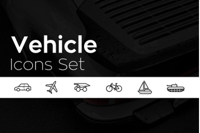 Vehicle / Transportation Icons Set