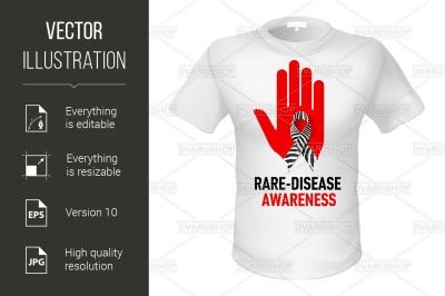 T- shirts rare-disease awareness