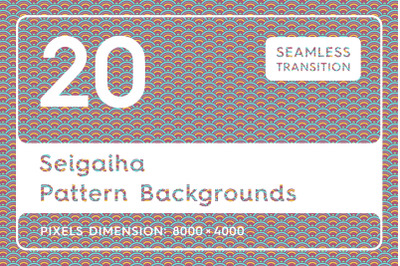20 Seigaiha Background Textures
