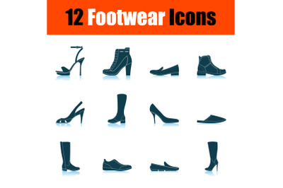 Footwear Icon Set