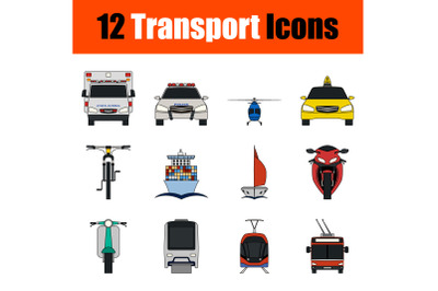 Transport Icon Set