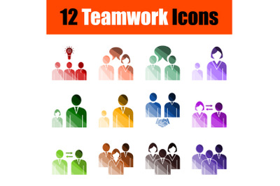 Teamwork Icon Set