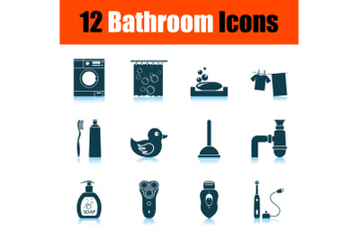 Bathroom Icon Set