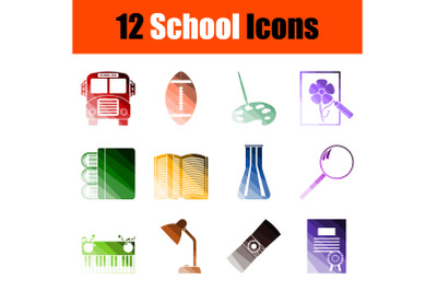 School Icon Set