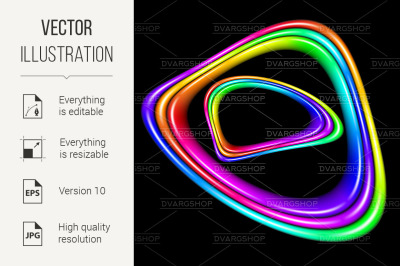 Multicolor spectral closed curve