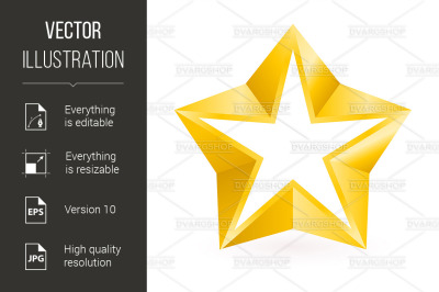 Shiny Gold Star