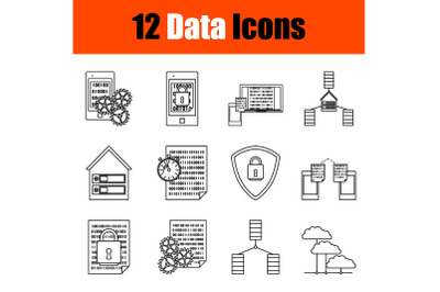 Data Icon Set