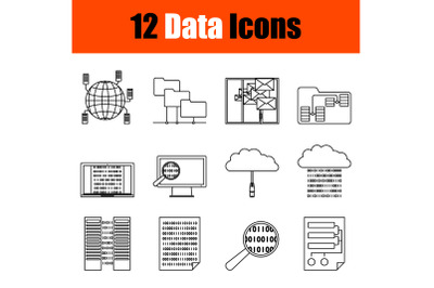 Data Icon Set