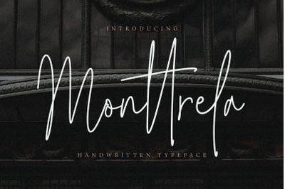 Monttrela Handwritten Font