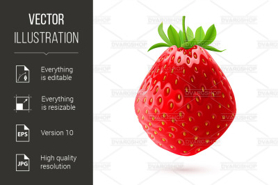 Appetizing strawberry