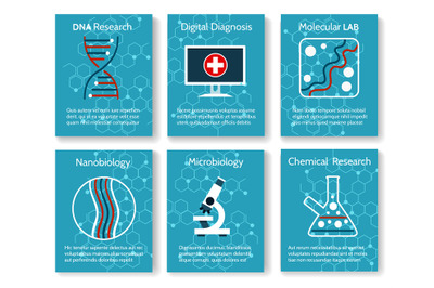 Nanobiology and microbiology research cards