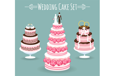Wedding cake set