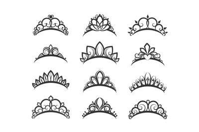 Beautiful queen tiaras set