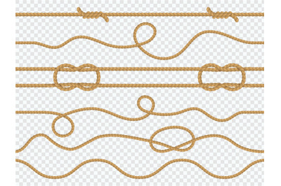 Marine rope seamless. Pattern nautical knot, straight cord marine twin