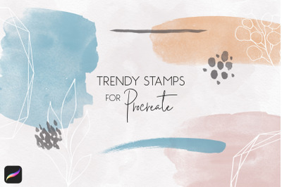 Trendy Stamps for Procreate