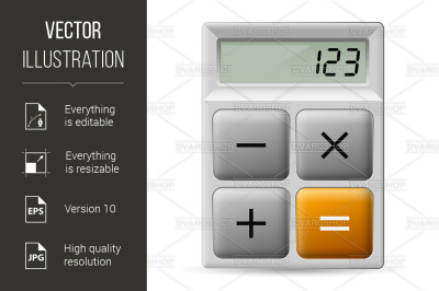 Simple calculator icon