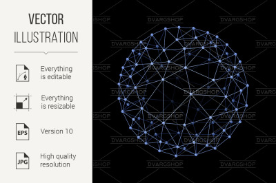 Sphere connected