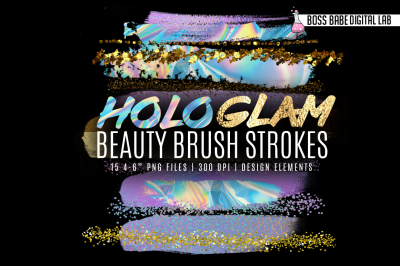 HoloGLAM Beauty Brush Strokes