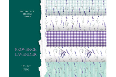 Provence Lavender Digital Paper