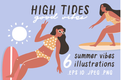 Summer Vibes illustrations