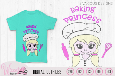 Kids Baking princess, Baker girl