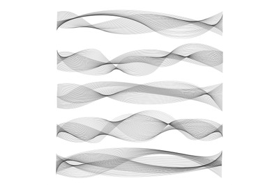 Abstract sound waves