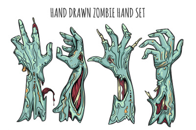 Zombie hand set