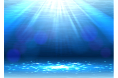 Abstract blue underwater background