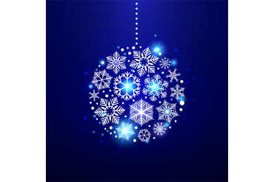 Decorative christmas snowflakes