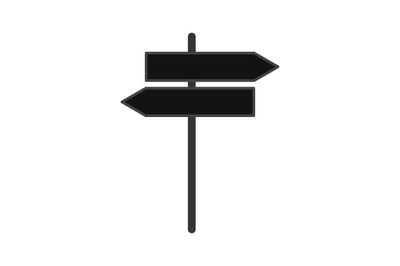 Sign board icon