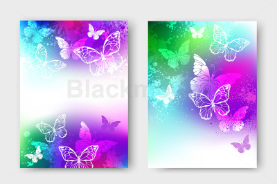 Bright Design with White Butterflies