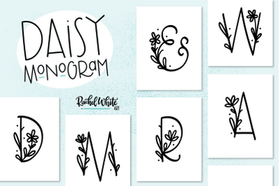 Daisy Monogram Font