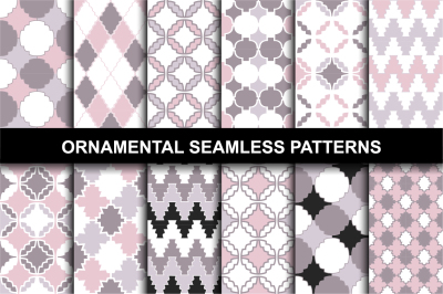 Delicate ornamental patterns.
