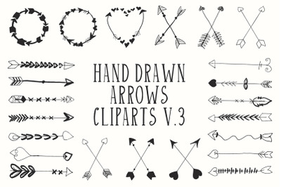 30+ Hand Drawn Cliparts Ver. 3