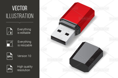 USB flash drive.