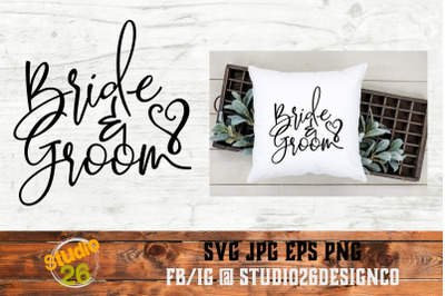 Bride &amp; Groom - SVG PNG EPS