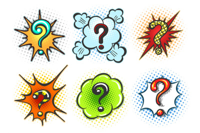 Comic question marks