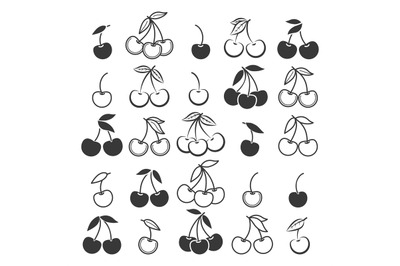 Cherry icons collection