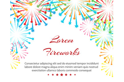 Fireworks wedding background