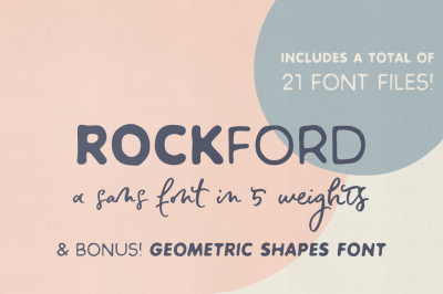 Rockford | a sans font family