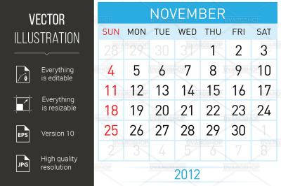 November Calendar