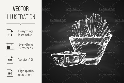 Sketch of Food