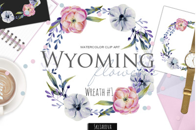 Wyoming flowers. Wreath #1