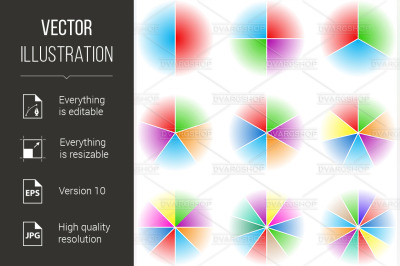 Collection of nine cyclic