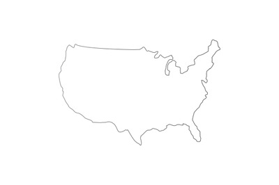 Map of the united states