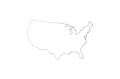 Map of the united states